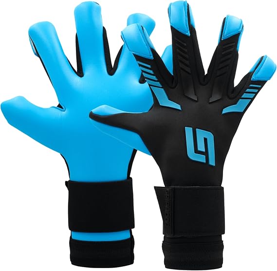 GRIPMODE Goalkeeper Gloves Men Aqua Hybrid 2.0 FT - Soccer Goalkeeper Glove with Griptec Coating for All Weather Conditions - Soccer Gloves for Children, Teenagers, and Adults - Size 7-11