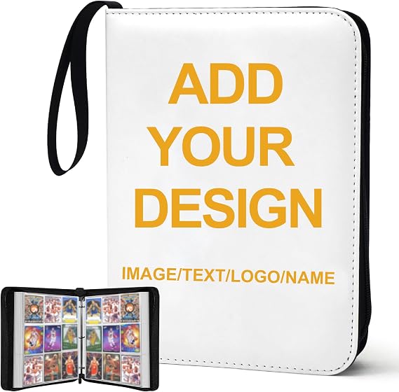 1080 Pockets Custom Card Binder, Portable Waterproof PU Storage Album,XL72