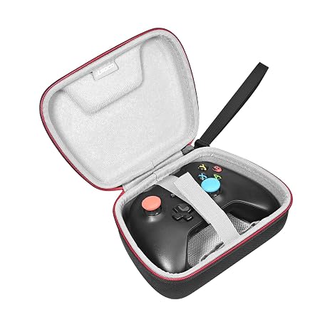 RLSOCO Carrying Case for Xbox Core/Xbox/Xbox Elite Series 2 Core/Xbox One Wireless Gaming Controller - Black (Case Only)