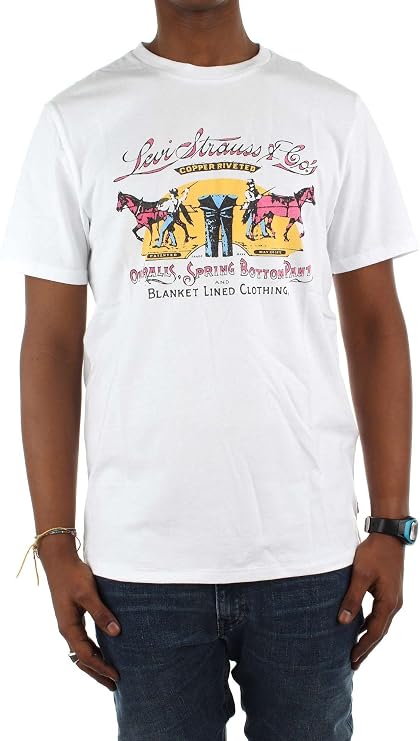Levi's Men's 2-Horse Graphic Tee T-Shirt (Pack of 1)