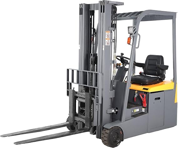 APOLLOLIFT 3 Wheel Electric Forklift 3300LBS Capacity 197" Lifting Height Powered Stacker Electric Forklift Material Lift