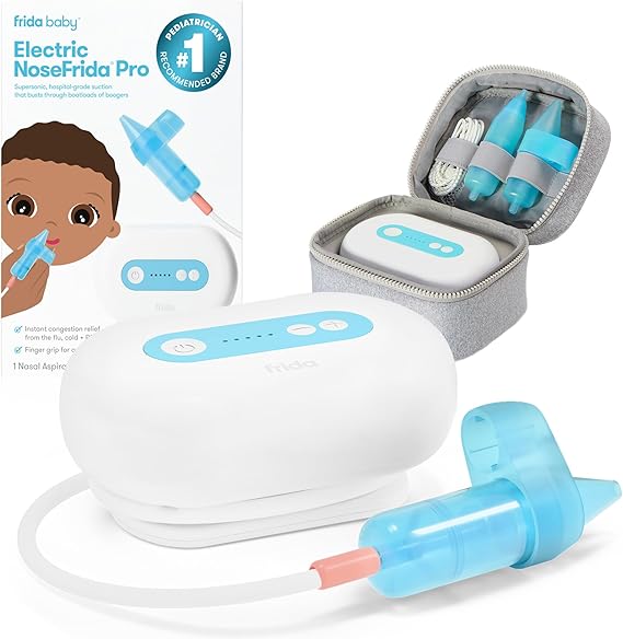 Frida Baby Electric NoseFrida Pro Nasal Aspirator, Hospital Grade Suction