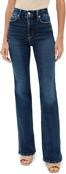 Classic Slim Bootcut Jeans by good american
