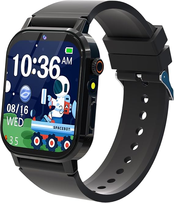 Kids Smart Watch Boys with 32 Games, Camera, Video, Pedometer, Flashlight | 1.69" HD Touchscreen Kids Watch, Video, Audiobook, Pedometer, Educational Toy Birthday Gift for Boys Girls Ages 5 6 7 8 9 10