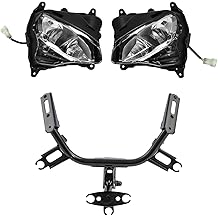TCMT Front LED Headlight Assembly & Upper Fairing Stay Bracket For Yamaha YZF R3 2019-2024 YZF R25 2020-2024