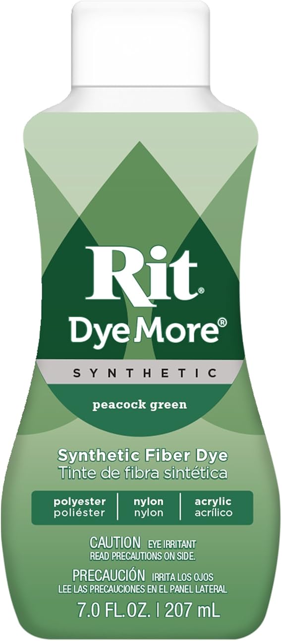 Rit Dye 155858 Synthetic 7oz-Peacock Green, Other, Multicoloured, 207 ml (Pack of 1)