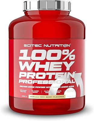 Scitec Nutrition 100% Whey Protein Professional - 5.18 Lbs - Vanilla Very Berry