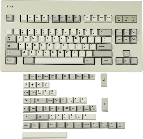 YMDK 143 Shenpo Keycaps Cherry Profile Dye Sub Thick PBT Mac Keycap Set for ANSI 104 TKL GK61 96 75 GMMK NCR80 Mx Keyboard