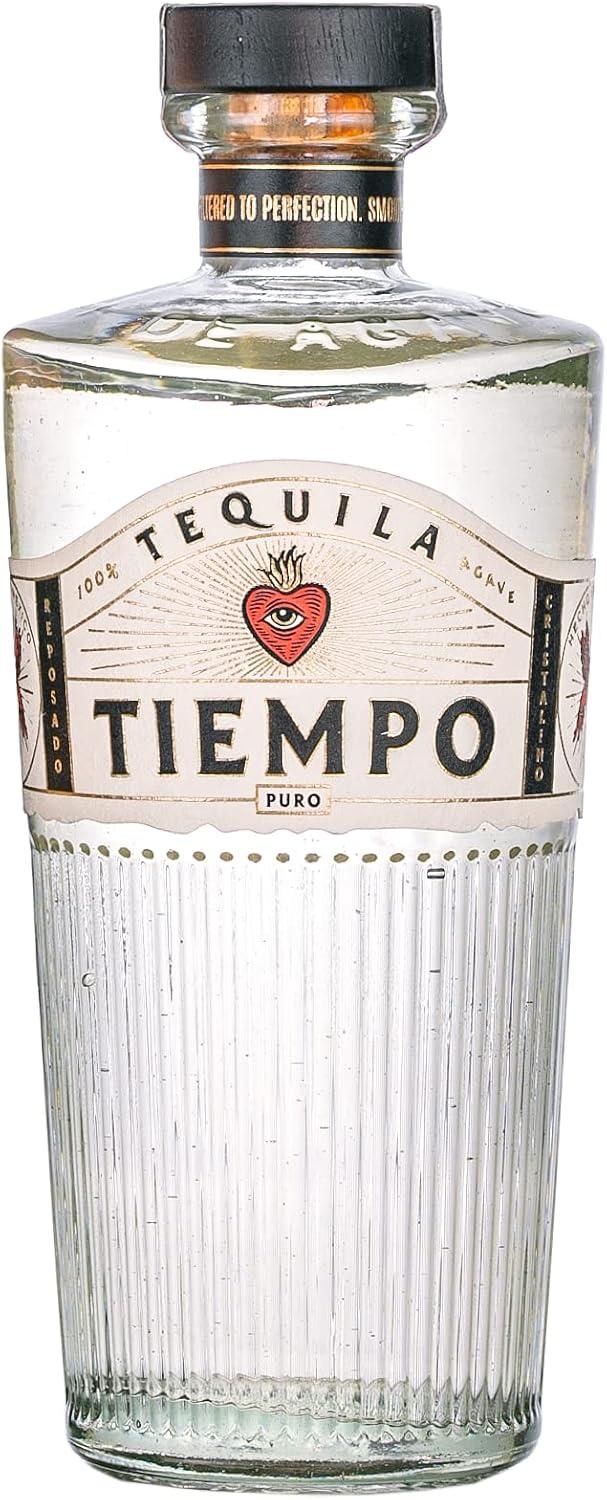 Tiempo Tequila - Reposado - Award Winning, Natural 100% Puro Agave - Gluten Free, Vegan, Kosher - 70CL