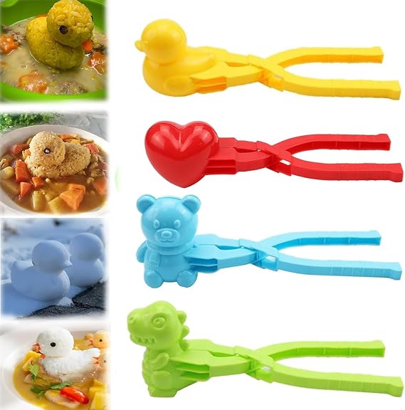 Duck Rice Mold Tongs, Moldes Para Arroz De Figuras, Moldes De Arroz Para Ninos, Moldes Para Servir Arroz, Moldes Para El Arroz, Mini Moldes Para Servir Arroz Con Figuras, For Rice Balls, Sushi (L)
