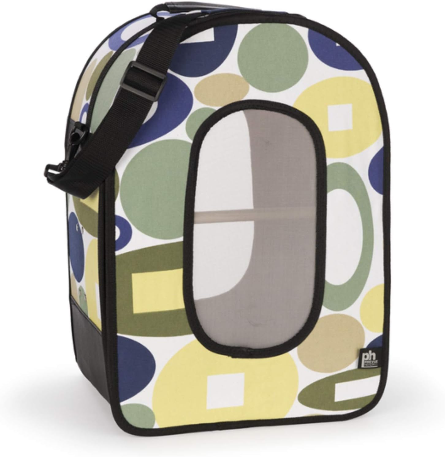 Prevue Pet Products Soft Sided Bird Travel Carrier with Perch Large, Multicolor 1309