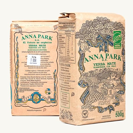 Anna Park Yerba Mate from Argentina - Organic - 1.1 LB (500gr)