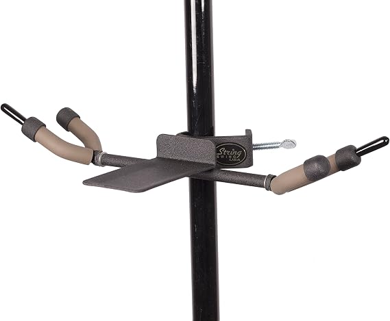 String Swing Violin hanger for Mic Stand With Bow Holder for Two Violins or Violas BCC04TWN-V