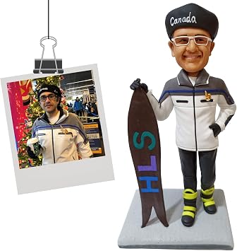Custom Bobblehead for Father's Day from Photos Personalized Birthday Sculpture for Him