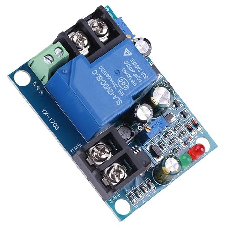 Jeanoko YX-1708 30A 12V-48V Controller Switch Automatic Battery Charger Power Supply Charging Controller Module Board (12V)