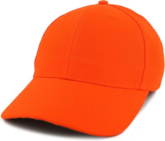 Armycrew Lightweight High Visibility Neon Color Safety Baseball Cap
