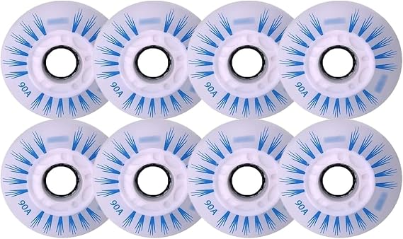 Inline Skate Wheels LED Light Wheels, Roller Skate Wheels Flash Inline Skates Replacement Wheels