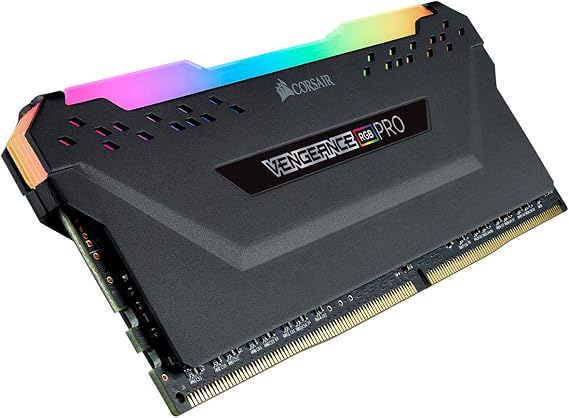 Corsair Vengeance RGB Pro 8GB (1x8GB) DDR4 3200 (PC4-25600) C16 Optimized for AMD Ryzen Black