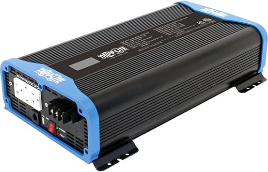 Tripp Lite 3000W Compact Pure Sine Wave Power Inverter, 2 GFCI Outlets, 1 USB + 1 USB-C Charging Ports, Remote Control via RJ12 Telephone Cable, (PINV3000SWL-120)