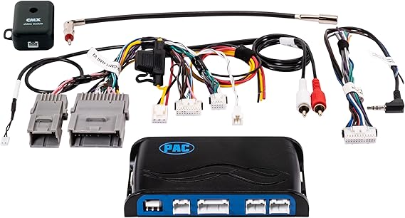 PAC RadioPRO5 RP5-GM11 Radio Replacement Interface Compatible with Select 2000-2013 GM Vehicles, Retains OnStar, Steering Wheel Controls & Bose Factory Amplifier, Car Stereo Wiring Harness