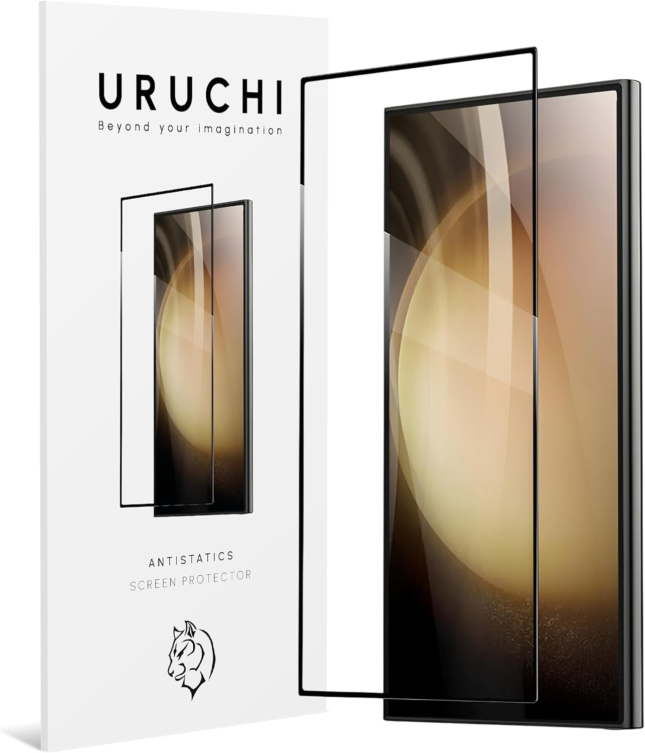URUCHI Samsung S24 FE Anti-Static Screen Protector, HD Full Scope Screen Cover Window Film