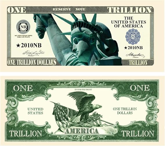 American Art Classics Trillion Dollar Novelty Bill - Pack of 50