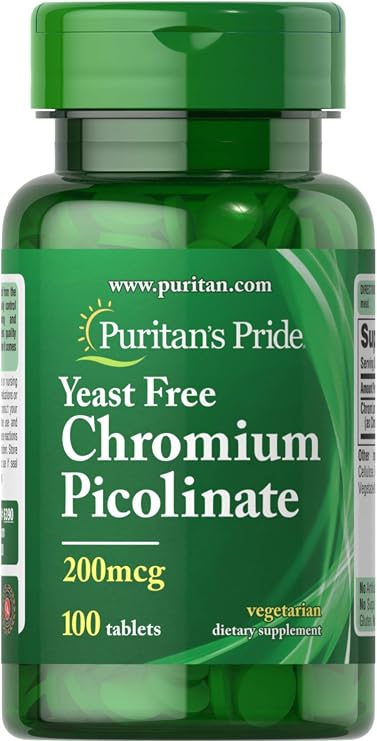 Puritans Pride Chromium Picolinate 200 Mcg 100 Tablet AROMASIZ Renkli