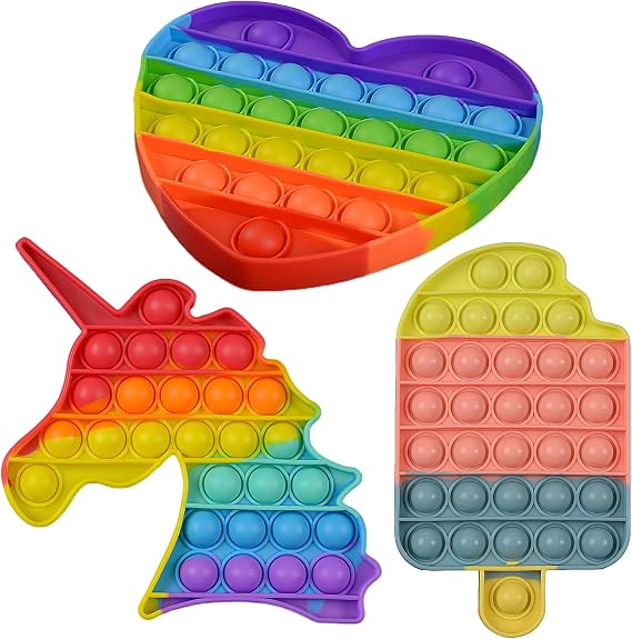 Silicone Push Pop Bubble Fidget Sensory Toy