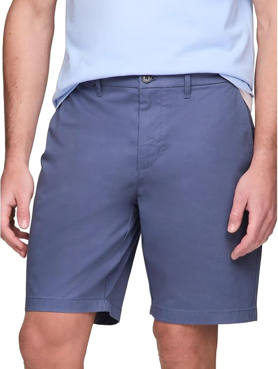 TOMMY HILFIGER Men's Regular Fit 9" Tommy Short, BankBlue, 36