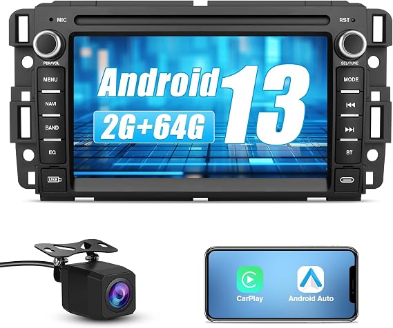 AWESAFE Car Radio Stereo for Chevy Silverado GMC Sierra Yukon 2007-2013