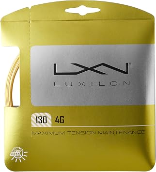 Luxilon 4G 130 Tennis String - Set, Gold