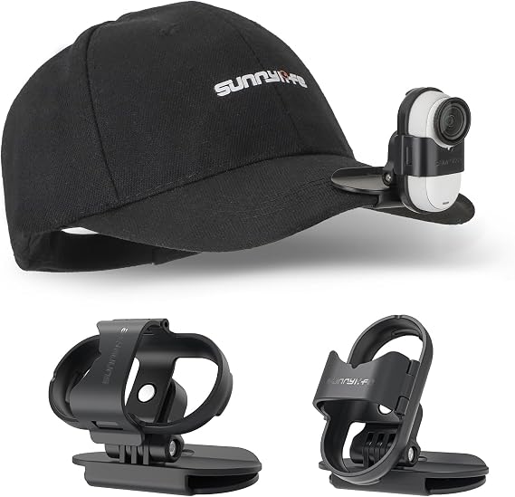 Baseball Hat Camera Clip for Insta360 Go 3s