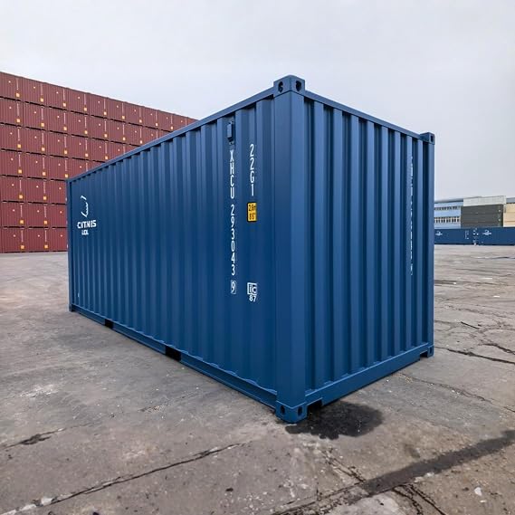 EContainers Shipping Container 20FT Dry Container for Sale | Maritime Transport Containers for Storage & Logistics Construction | Industrial Storage Container | Heavy Duty Shipping Container |