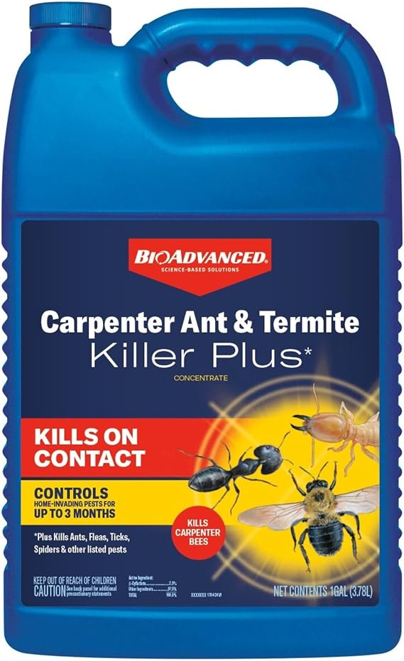 BioAdvanced Carpenter Ant & Termite Killer Plus, Concentrate, 1 Gal