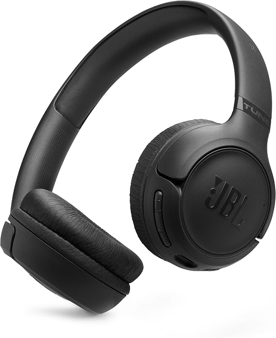 JBL Tune 530BT - On-Ear Bluetooth Headphones - Black | JBL Pure Bass Sound, Customize your sound with the JBL Headphones App, 2 beamforming mics for perfect calls