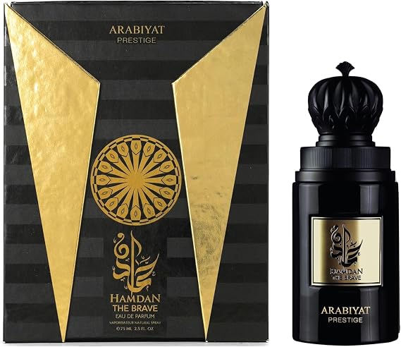 my perfumes Arabiyat Prestige Hamdan The Brave For Men, Eau de Parfum, 75 ml Made in UAE