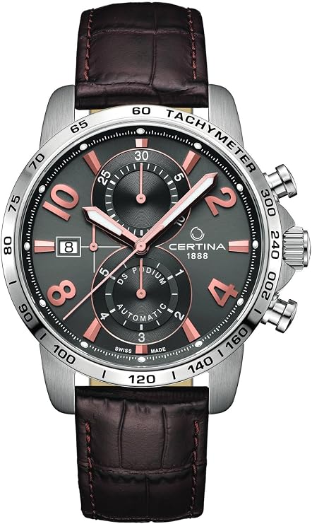 Certina, Mens, DS PODIUM, Stainless Steel, Swiss Automatic, Sport Watch, C0344271608701
