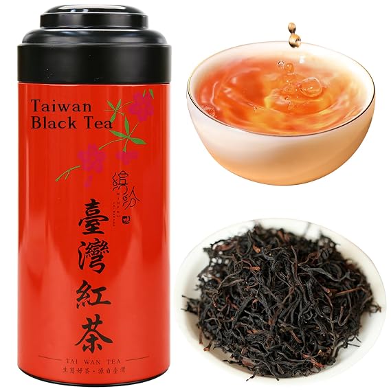 CHADUO Taiwan Honey Black Tea Loose Leaf Chinese Taiwan High Mountain Black Tea Leaves 100g/3.53oz Grade AAA With Natural Honey Aroma