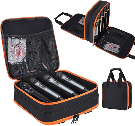 Microphone Case,Wireless Microphone Bag,Portable Storage Case