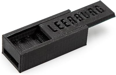 Leerburg Magnetic Odor Box Plastic Scent Training Box with Built-in Earth Magnet, Police and Military K9 Narc Training Box Black