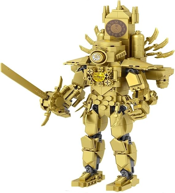 Skibidi Toilet Titan Building Blocks Toy Cameraman Speakerman Clock TV Man Monitor Action Figure Model Horror Game Multiverse Upgraded Adults Kids Fans Collectible Animation Birthday B
