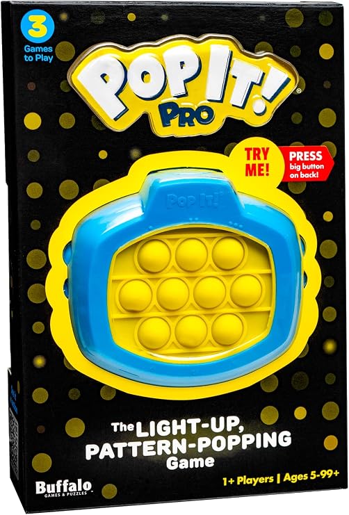 Chuckle & Roar Pop It Pro Electronic Pattern Game, Pop It Game, Ages 5+