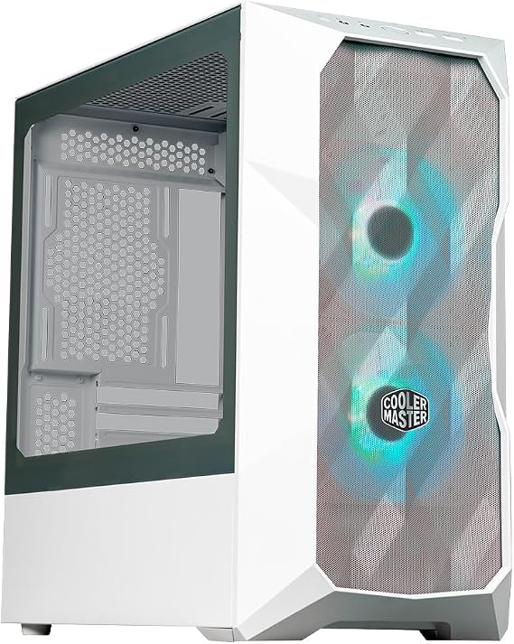 Cooler Master TD300 Mesh Mini Tower PC Case TD300-WGNN-S00 White CS8326