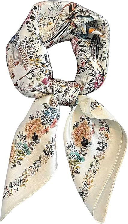 Silky Scarf for Women Lightweight Satin Bandanas Neck Hair Wrap For Sleeping Head Scarves 27.5"