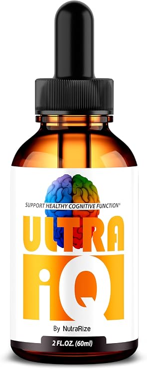 NutraRize Ultra IQ Drops - Official Liquid Formula for Balanced Health, UltraIQ to Support Memory, Focus and Concentration, Premium Ultra I Q Gotas Review (30 Servings)