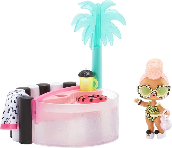 LOL Surprise OMG House of Surprises Hot Tub Playset with Yacht B.B. Collectible Doll and 8 Surprises Great Gift for Kids Ages 4+