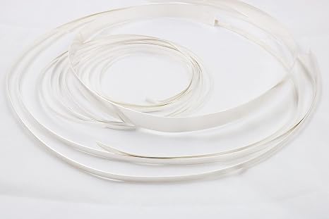 925 Sterling Silver Bezel Strip 3/8" x 24 Ga (9.53 x 0.51mm) 6IN CRAFT WIRE