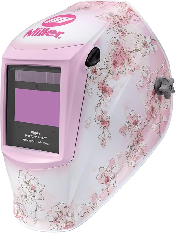 Miller Digital PerformanceTM Welding Helmet, ClearLightTM 4x, Burn Blossom