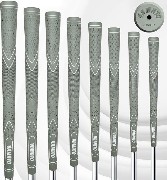 Yamato Junior Golf Grips Kids & Youth Golf Club Grips - 8 Pack Of High-Quality Junior Golf Grips For Perfect Swing