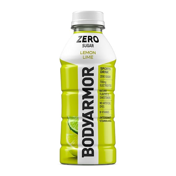BODYARMOR ZERO Sugar Sports Drink Lemon Lime, 16 oz.